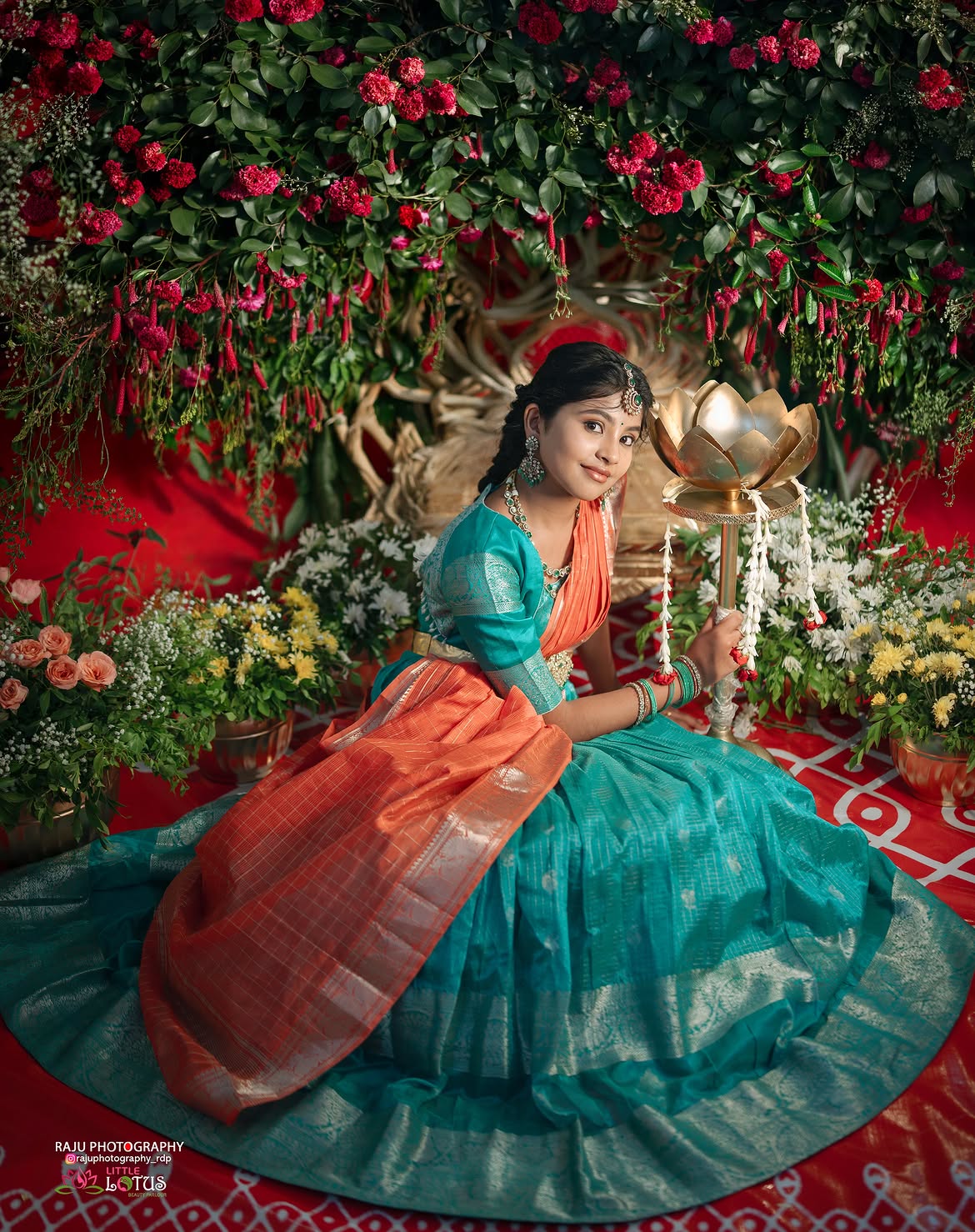 Glamorous Half Saree beauty